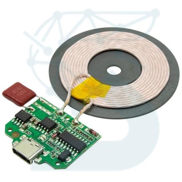 ماژول شارژر وایرلس 15W با ورودی Type-C