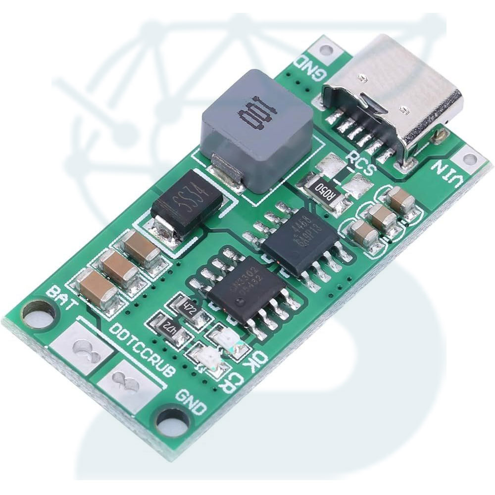 ماژول شارژر باتری لیتیومی 2CELL 2A با ورودی Type-C