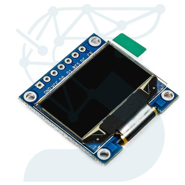 نمایشگر oled سایز 0.96 اینچ با رابط spi