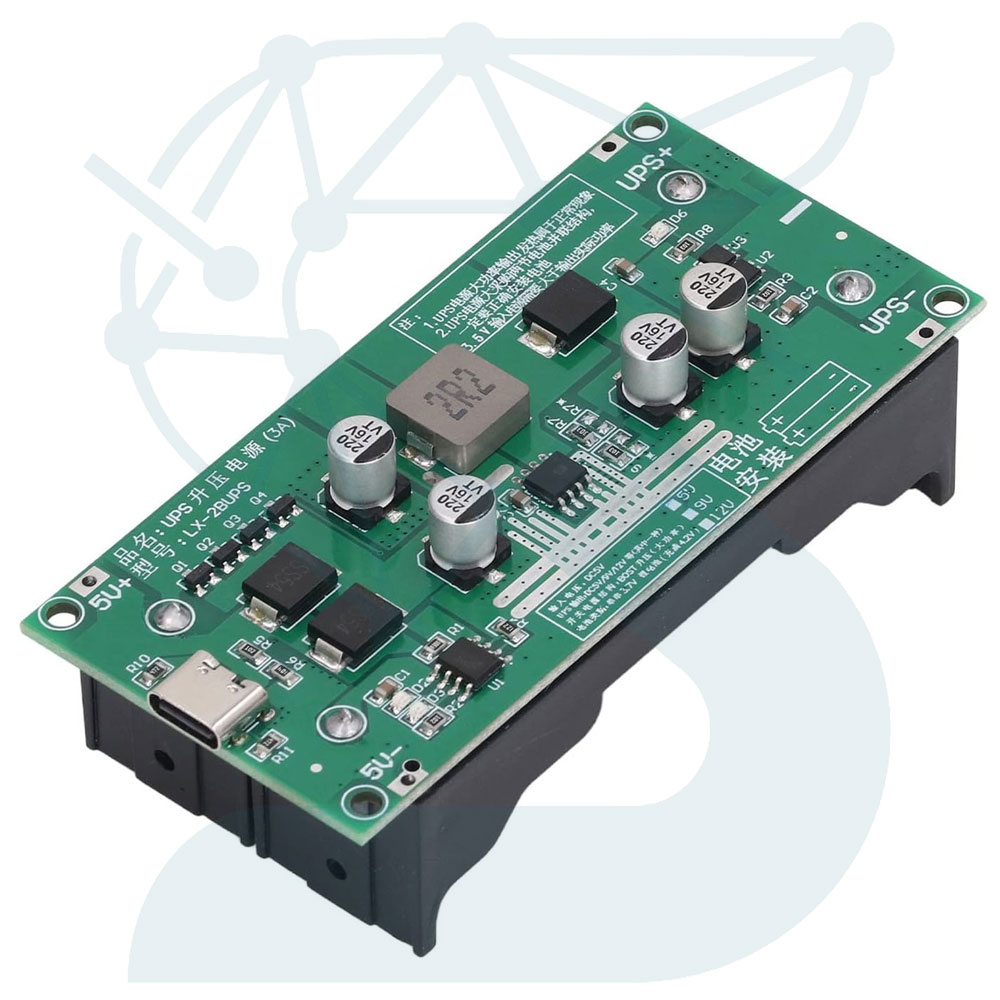 ماژول UPS با خروجی 12V 3A مدل LX-2BUPS