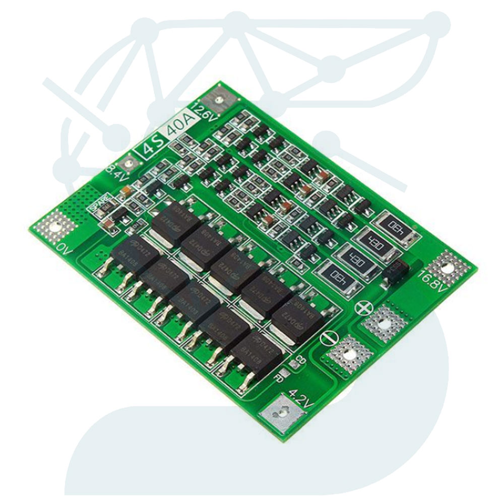 ماژول شارژر و محافظ شارژ باتری لیتیومی 4CELL 40A
