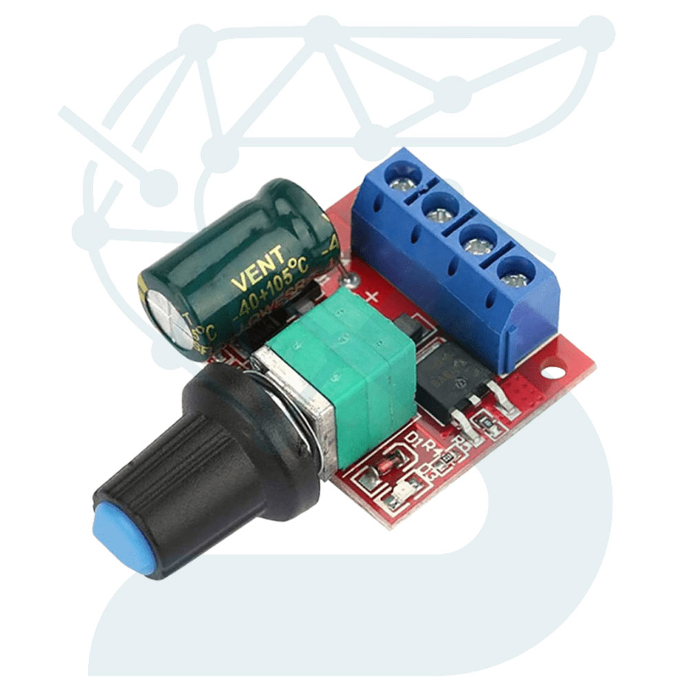 ماژول درایور و کنترل دور موتور PWM 5A DC مدل HX-T05