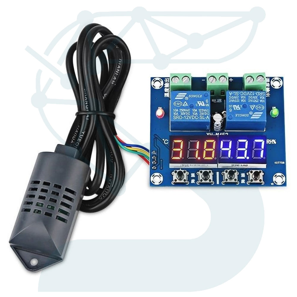 ترموستات دما و رطوبت مدل xh-m542