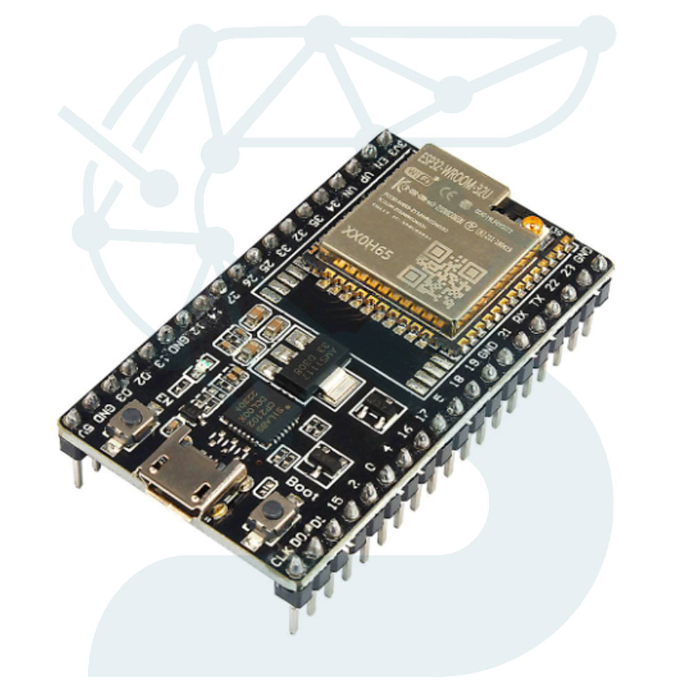 برد توسعه ESP32-WROOM-32U با چیپ CP2102